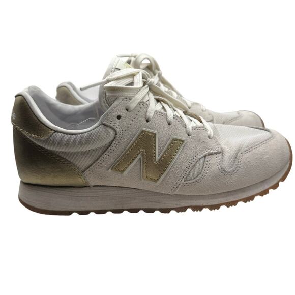 New Balance x J.Crew Gold Salt Sneakers Women's Size 7 - Picture 1 of 8